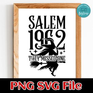 Salem 1692 They Missed One SVG PNG design template