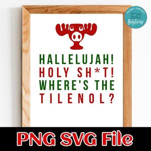 Hallelujah Holy PNG file template