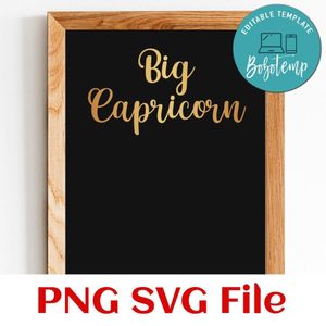 Big Capricorn 2 Customer Request PNG file template