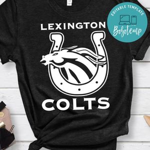 Lexington colts Inspired PNG file template
