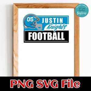 Football Custom Name Team Name SVG design template