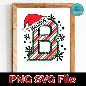 Custom Mascot Christmas Letter 2 Customer Request PNG file template