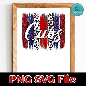 Cubs Customer Request PNG file template