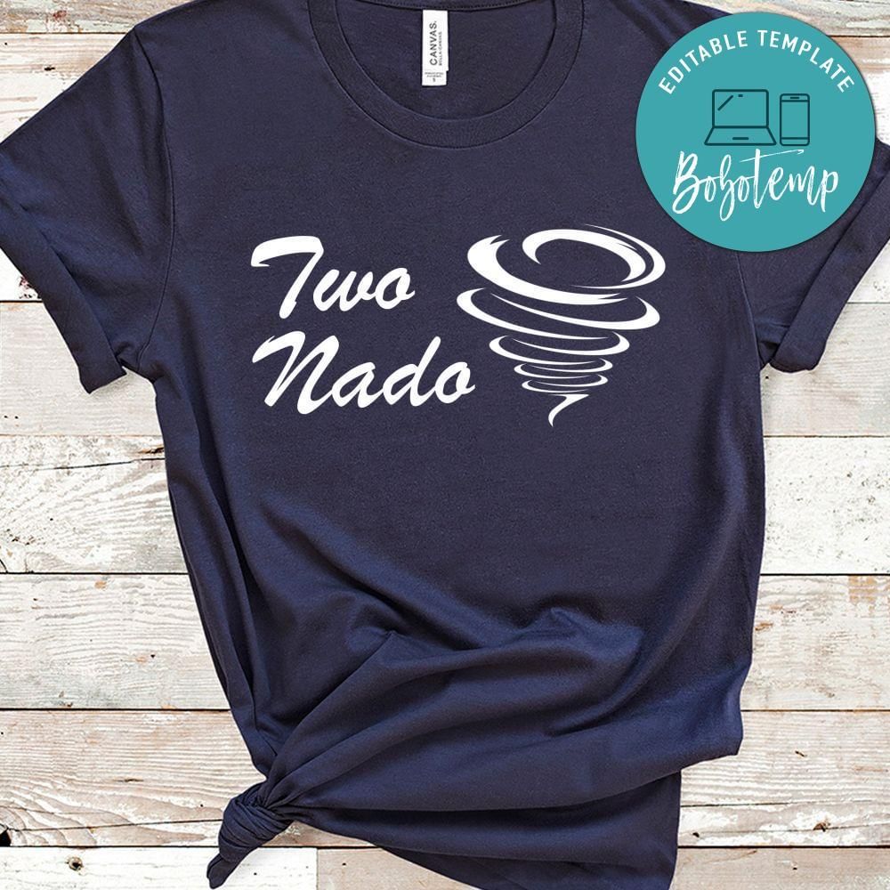 Two Nado Birthday Shirt