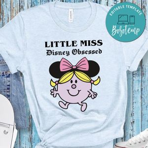 Little Miss Disney Obsessed PNG file template