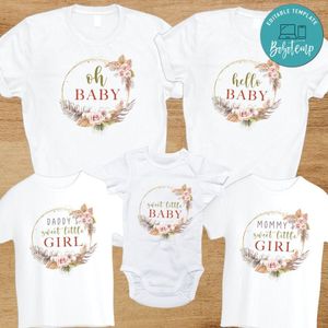 Sweet little girl baby shower Customer Request PNG file template