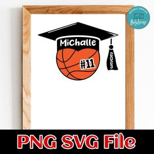 Basketball Senior 2023 PNG SVG design template