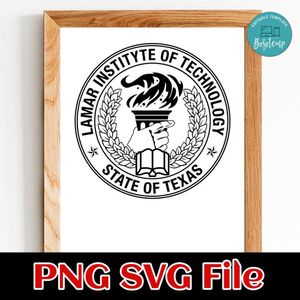 Lamar instityte of technology PNG SVG design template