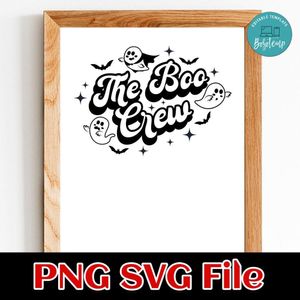Disney Halloween The Boo Crew SVG PNG design template