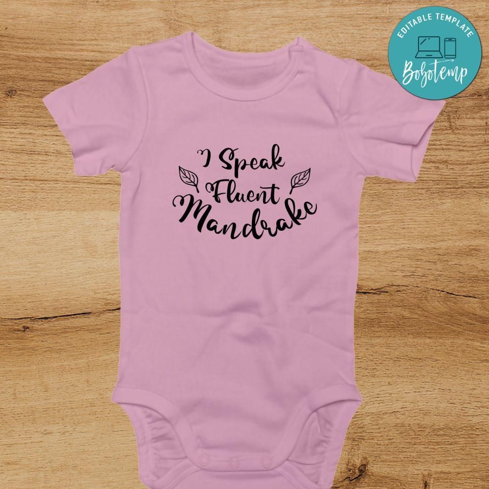 I Speak Fluent Mandrake Toddler Shirt