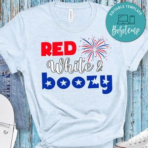 Red White Boozy Shirt
