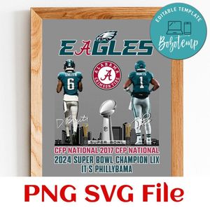 2024 super bowl champion lix it’s phillybama Customer Request PNG file template
