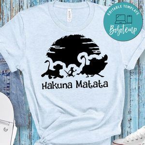 Hakuna Matata Animal Kingdom PNG file template