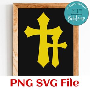 Cross 2 PNG file template