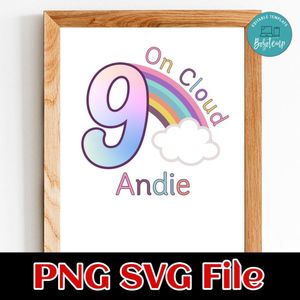On cloud Customer Request PNG file template