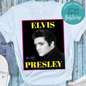 Elvis presley inspired PNG file template