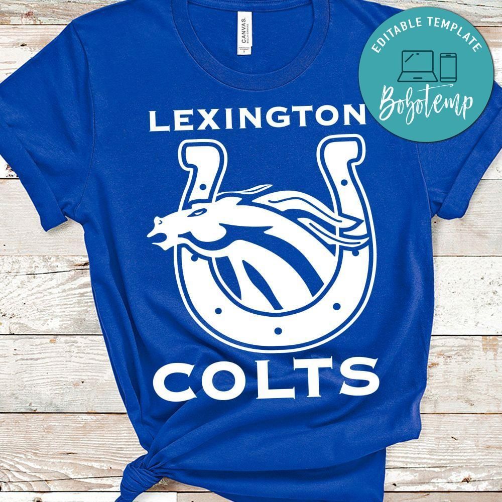 Lexington colts Inspired PNG file template
