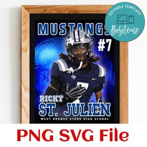 Custom team and name personally football 2 Customer Request PNG file template