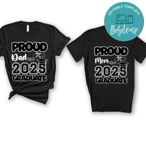 Proud family of a 2025 graduate Customer Request PNG file template
