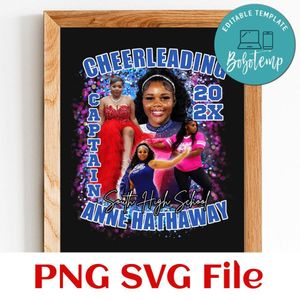 Cheerleading custom name team and school Customer Request PNG file template