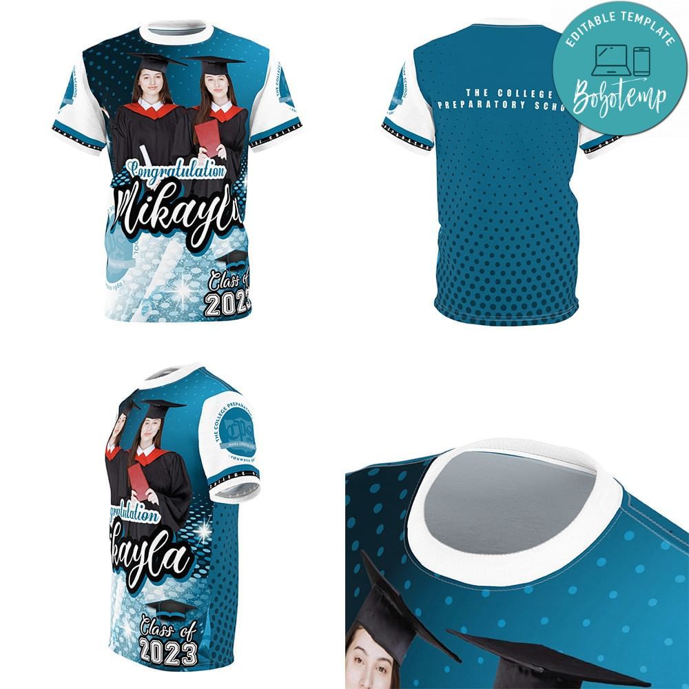 College Preparatory School Graduation Unisex Cut & Sew Tee All Over Print