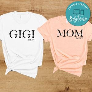 Mom Gigi custom Names Customer Request PNG file template