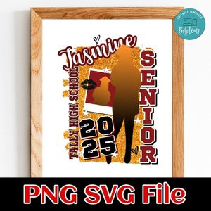 Senior 2025 customize Customer Request PNG file template