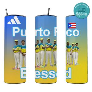 Puerto Rico Glass 20 oz Customer Request PNG file template