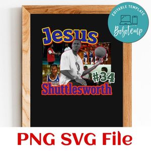 Jesus Shuttlesworth Customer Request PNG file template