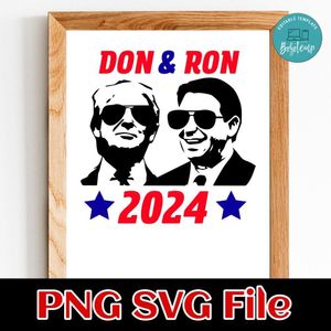 Don And Ron 2024 PNG SVG file template