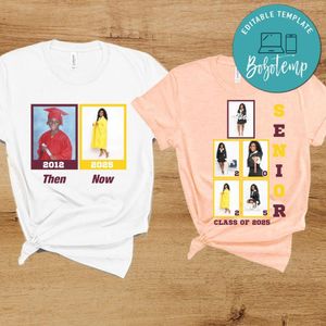 Class of Year then and now Customer Request PNG file template