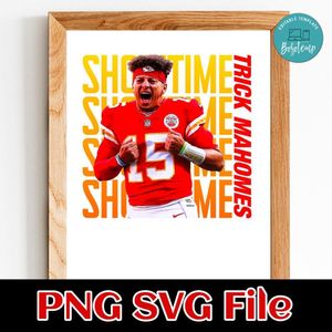 Showtime Patrick Mahomes PNG file template