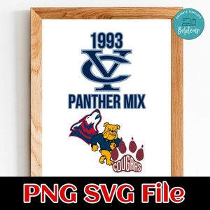 1993 Panther mix SVG PNG design template