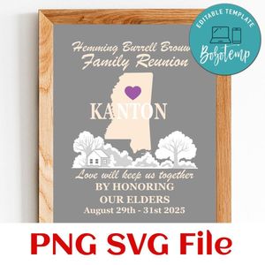 Family Reunion Canto Customer Request PNG file template