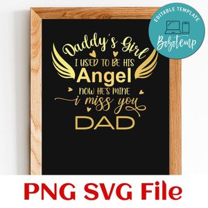 I Used To Be His Angel Now He's Mine Customer Request PNG file template