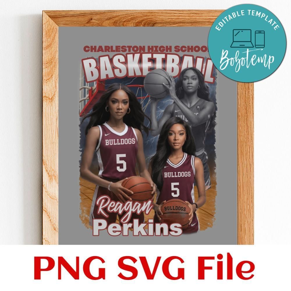 Custom name and school personally basketball Customer Request PNG file template