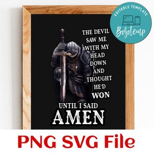 Karna forsaken warrior PNG SVG design template