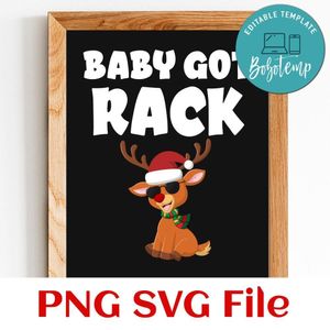 Baby got rack PNG SVG file template