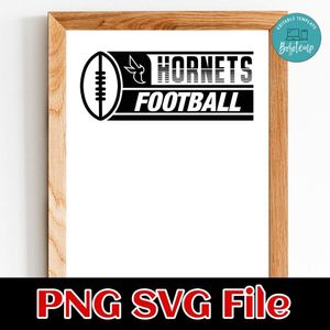 Hornets Football SVG design template