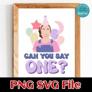 Can you say one mrs racheal PNG file template