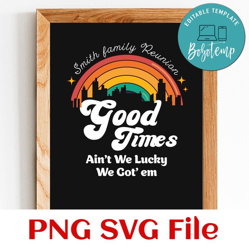 Smith Family Reunion Good Time Customer Request PNG | Bobotemp