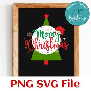 Merry christmas 2 Customer Request PNG file template