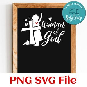 Women of God PNG SVG file template