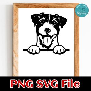 Jack Russell PNG SVG file template