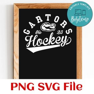 Gators Hockey Team SVG Customizable