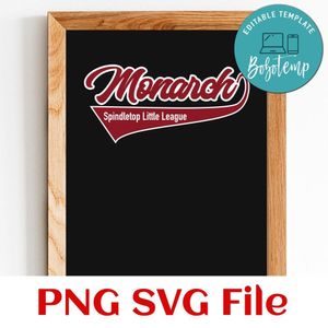 Monarch Customer Request PNG file template