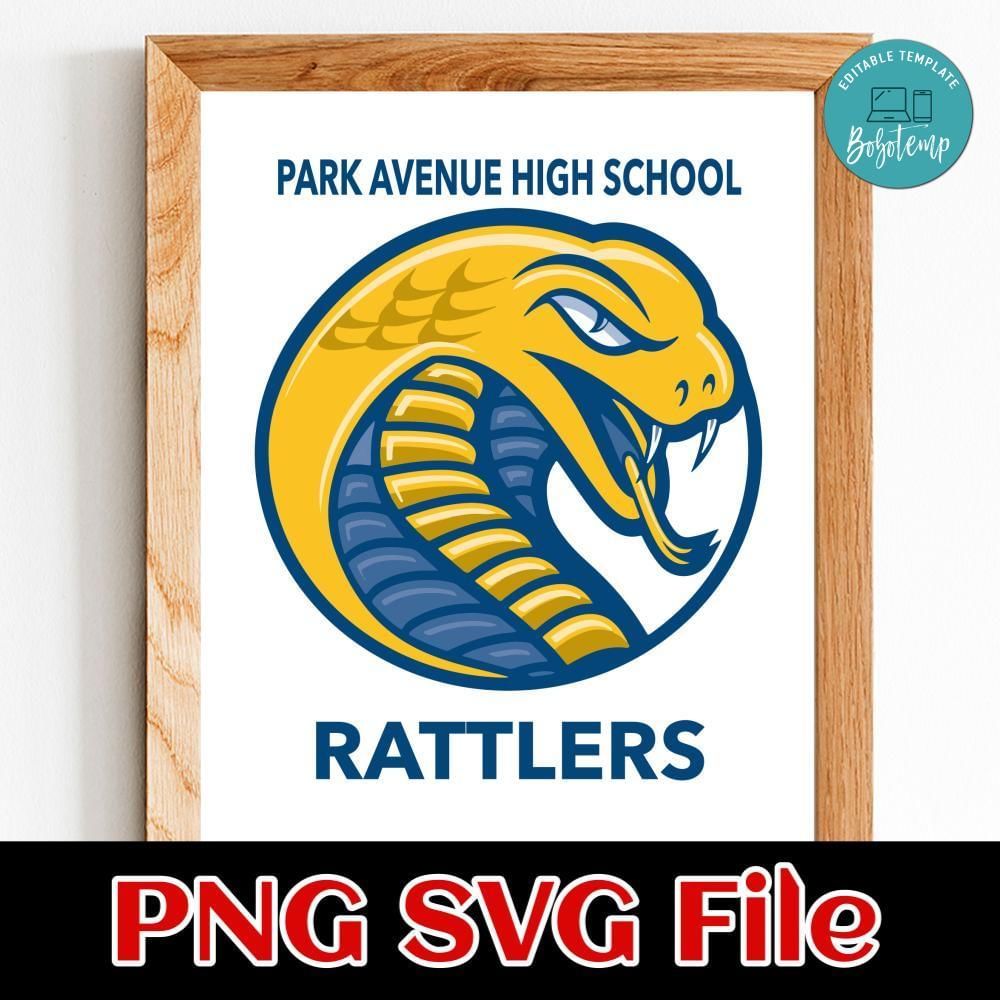 Park avenue high school RATTLERS Customer Request PNG file template