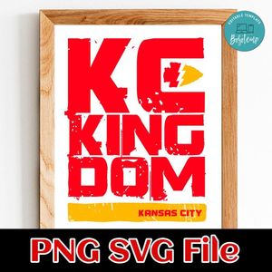 KC Kingdom Kansas City Chiefs PNG SVG file template