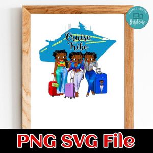 Cruise tribe PNG design template