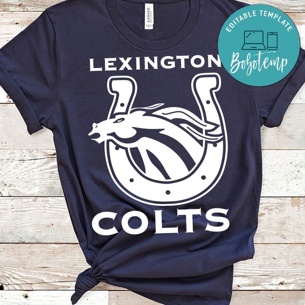 Lexington colts Inspired PNG file template